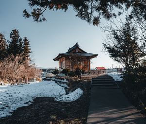 Превью обои пагода, храм, архитектура, восточный