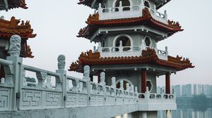 Превью обои пагода, храм, здание, архитектура, восточный