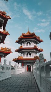 Превью обои пагода, храм, здание, восточный, архитектура