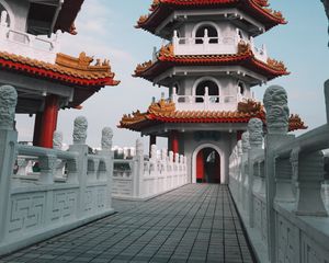 Превью обои пагода, храм, здание, восточный, архитектура