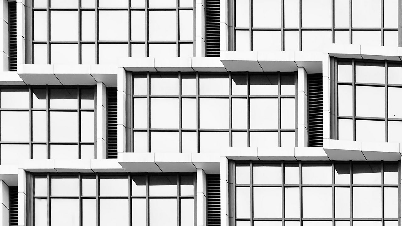 Обои панели, белый, минимализм, архитектура