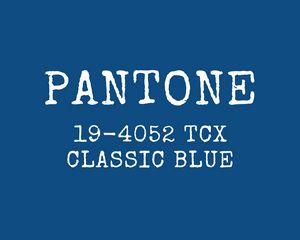 Превью обои pantone, цвет, синий, надпись, текст