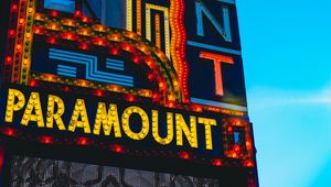 Превью обои paramount, вывеска, надпись, здание, буквы