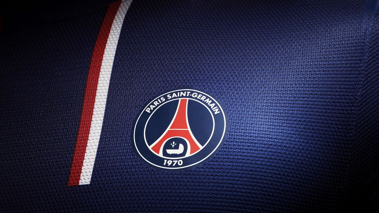 Обои paris saint-germain, футбольный клуб, логотип