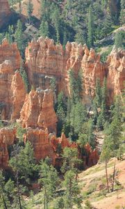 Превью обои парк, bryce canyon utah, природа