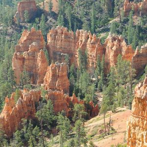 Превью обои парк, bryce canyon utah, природа