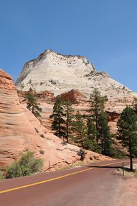 Превью обои парк, сша, дорога, zion, природа