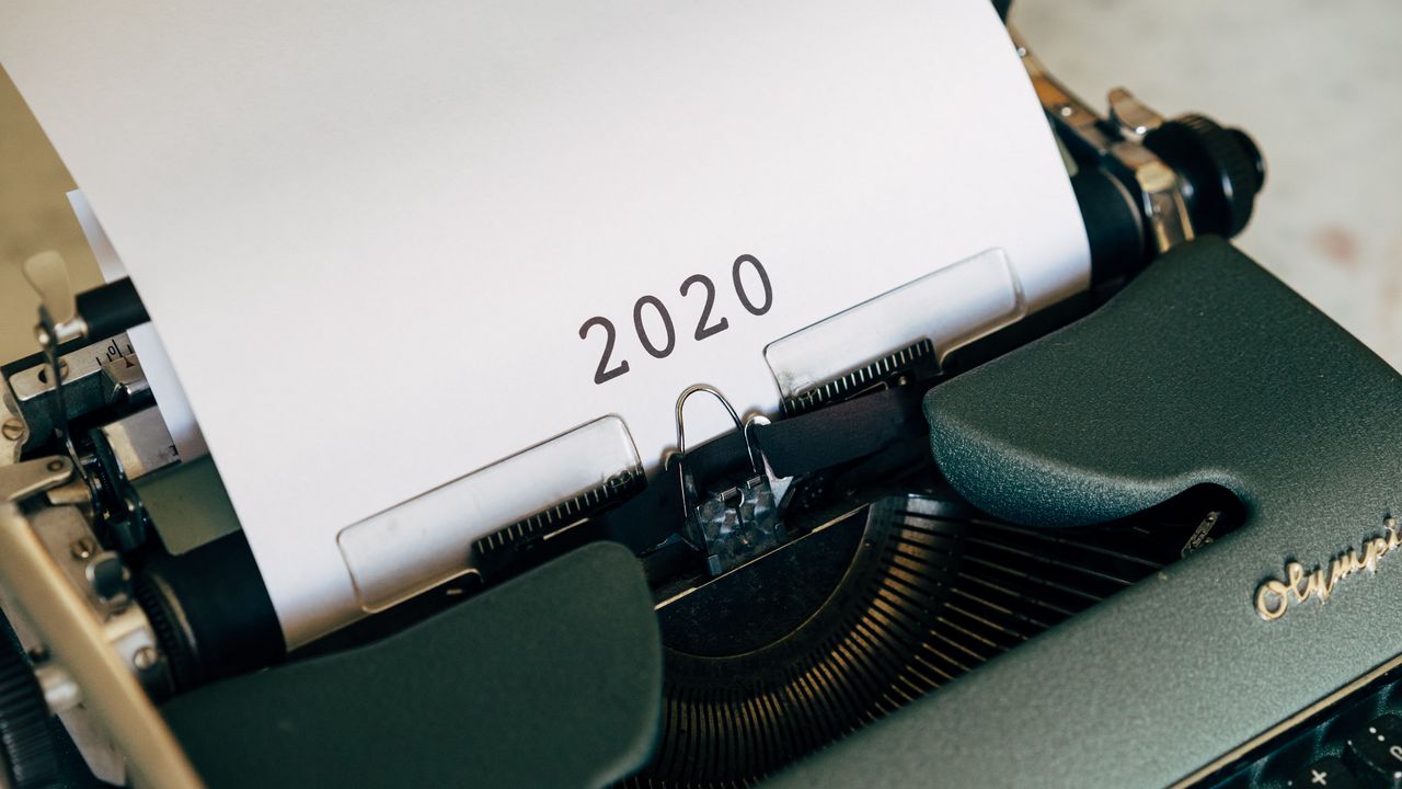 Обои печатная машинка, 2020, надпись