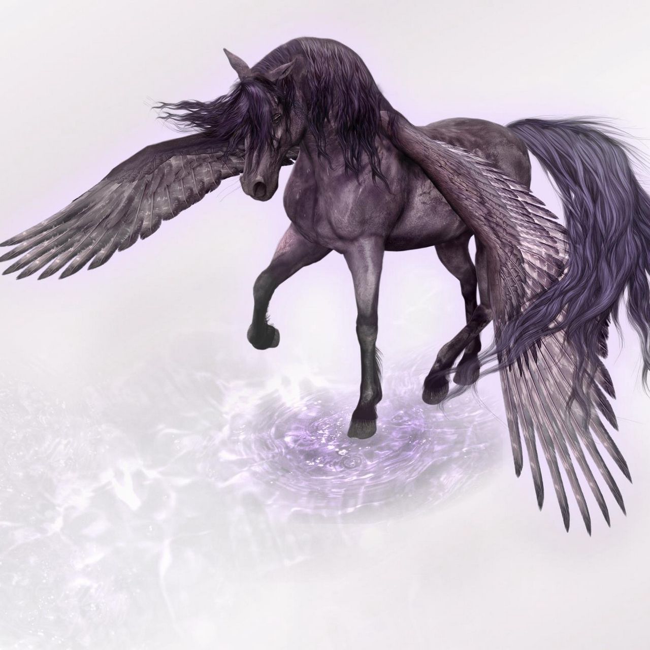 Конь Толпар конь с крыльями