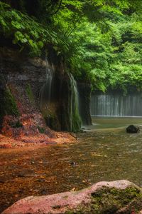 Превью обои пейзаж, водопады, река, природа