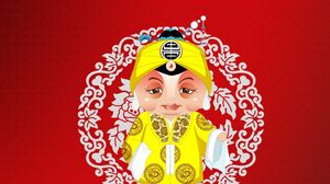 Превью обои пекинская опера символов, костюм, краска, графика