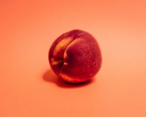 Превью обои персик, фрукт, экзотический, розовый