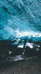 Превью обои пещера, лед, исландия, ледяной