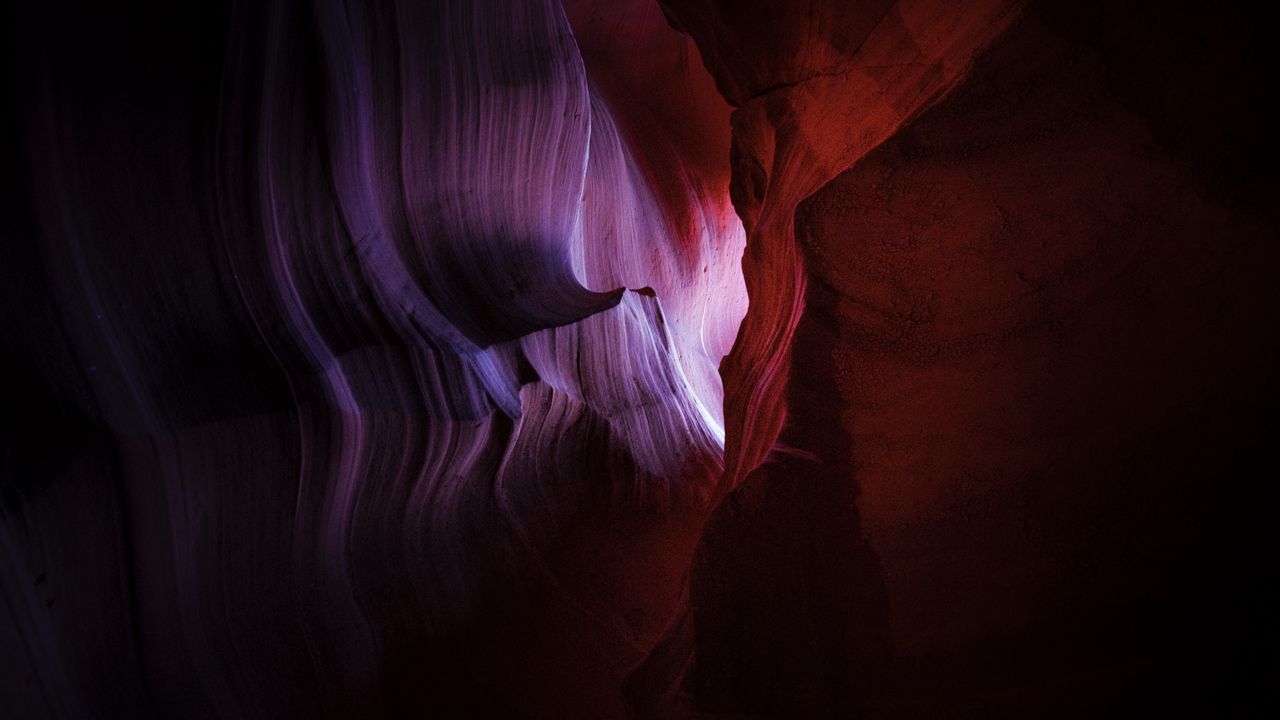 Обои пещера, скала, темнота, темный