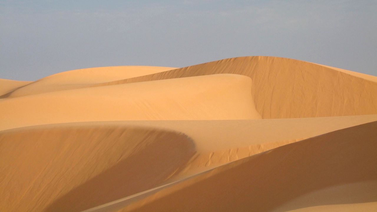 Обои пески, холмы, дюны, пустыня, природа