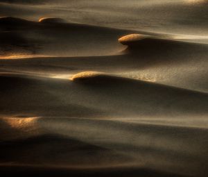 Превью обои пески, пустыня, дюны, рельеф, тени