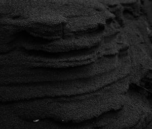 Превью обои песок, черный, крупинки, темный, текстура