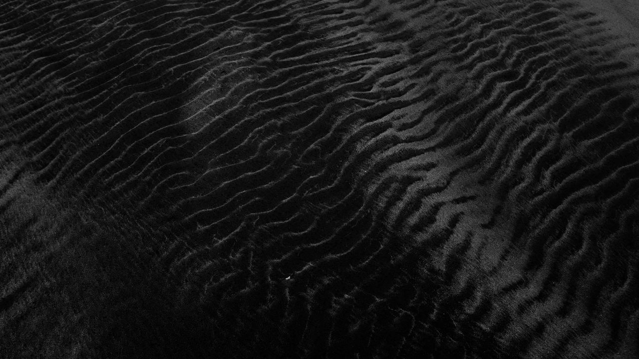 Обои песок, черный, рельеф, поверхность
