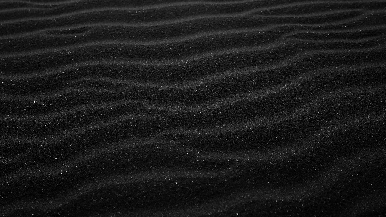 Обои песок, черный, рельеф, темный
