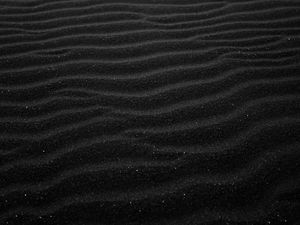 Превью обои песок, черный, рельеф, темный