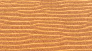 Превью обои песок, поверхность, волны, текстура, коричневый