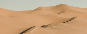 Превью обои песок, пустыня, барханы, холмы, тень