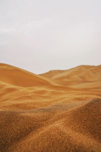 Превью обои песок, пустыня, дюны, холмистый