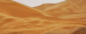 Превью обои песок, пустыня, дюны, холмистый