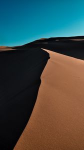 Превью обои песок, пустыня, дюны, волнистый