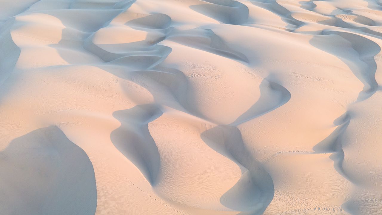 Обои песок, пустыня, песчаный, тень