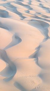 Превью обои песок, пустыня, песчаный, тень