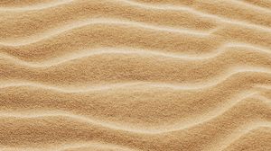 Превью обои песок, пустыня, текстура, волны