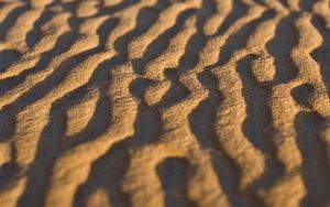 Превью обои песок, пустыня, волнистый, текстура