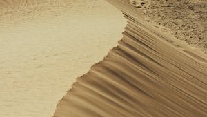 Превью обои песок, пыль, пустыня, барханы
