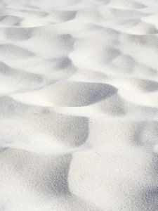 Превью обои песок, рельеф, белый