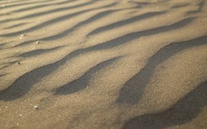 Превью обои песок, рельеф, макро, пустыня