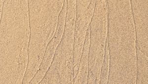 Превью обои песок, следы, линии, песчаный