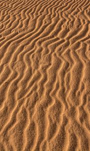 Превью обои песок, следы, волнистый, текстура