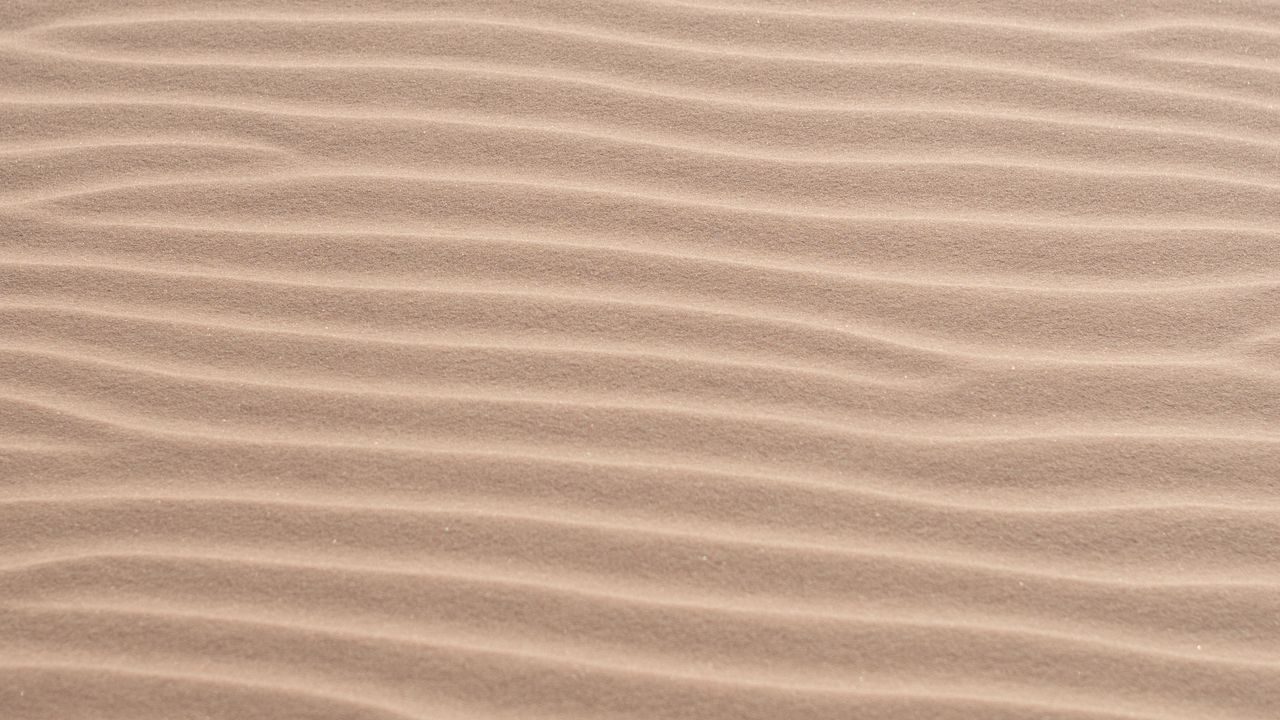 Обои песок, волны, поверхность, текстура