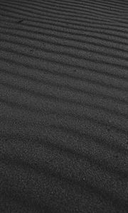 Превью обои песок, волны, поверхность, серый