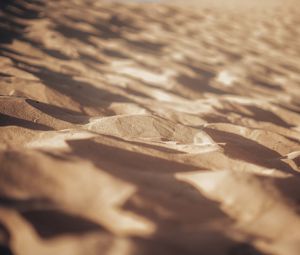 Превью обои песок, волны, поверхность, текстура, коричневый