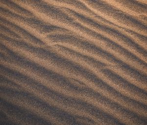 Превью обои песок, волны, поверхность, коричневый