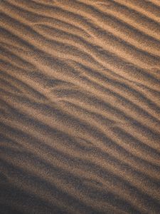Превью обои песок, волны, рябь, текстура
