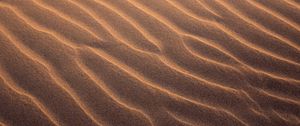 Превью обои песок, волны, рябь, текстура, коричневый