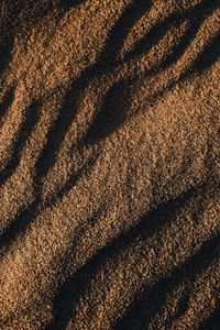 Превью обои песок, волны, текстура, коричневый