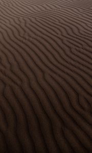 Превью обои песок, волны, волнистый, пустыня, следы, текстура