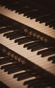 Превью обои пианино, клавиши, музыка, музыкальный инструмент