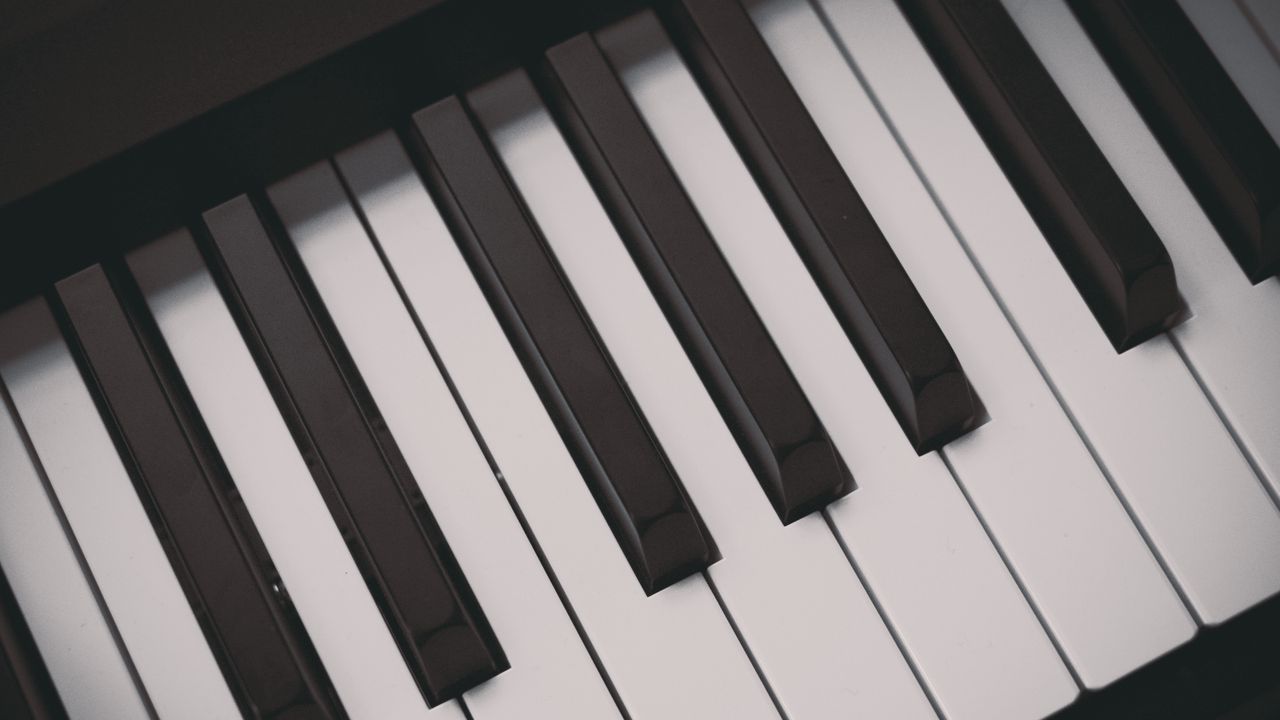Обои пианино, клавиши, музыкальный инструмент