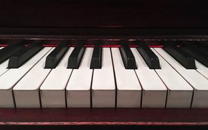 Превью обои пианино, клавиши, музыкальный инструмент