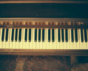 Превью обои пианино, музыкальный инструмент, клавиши